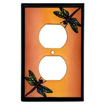 dragonfly decorative wall plate