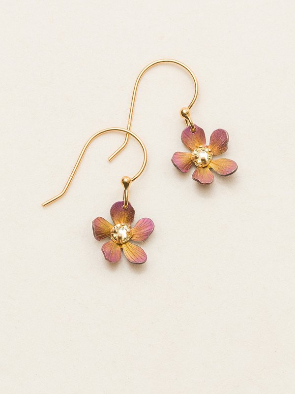 Swarovski flower earrings