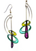 Stainless steel Kinetic Jewelry earrings