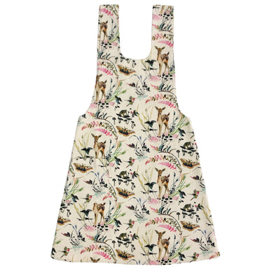 cute apron with deer and butterflies