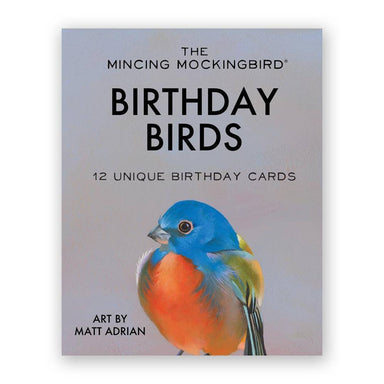 12 assorted birthday bird greeting cards