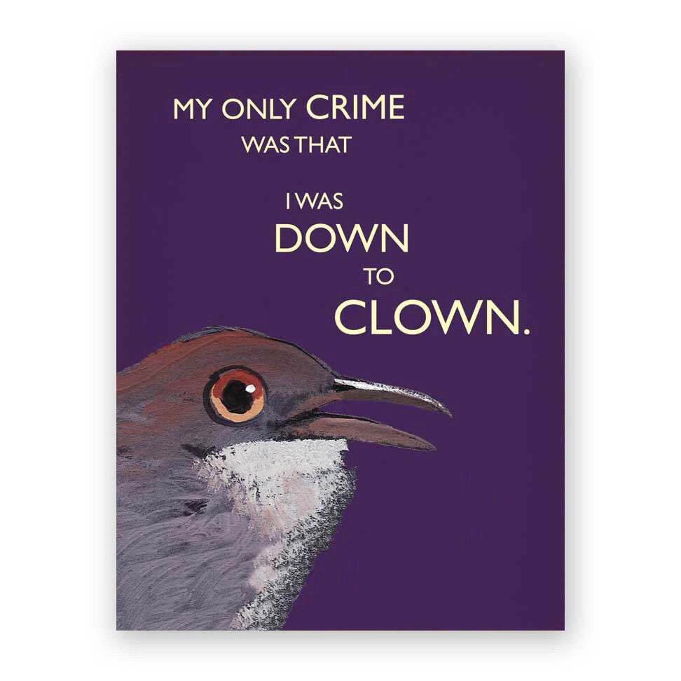 Down to Clown Greeting Card