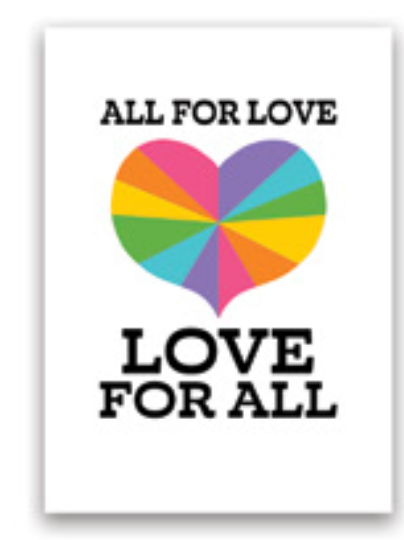 All for love greeting card
