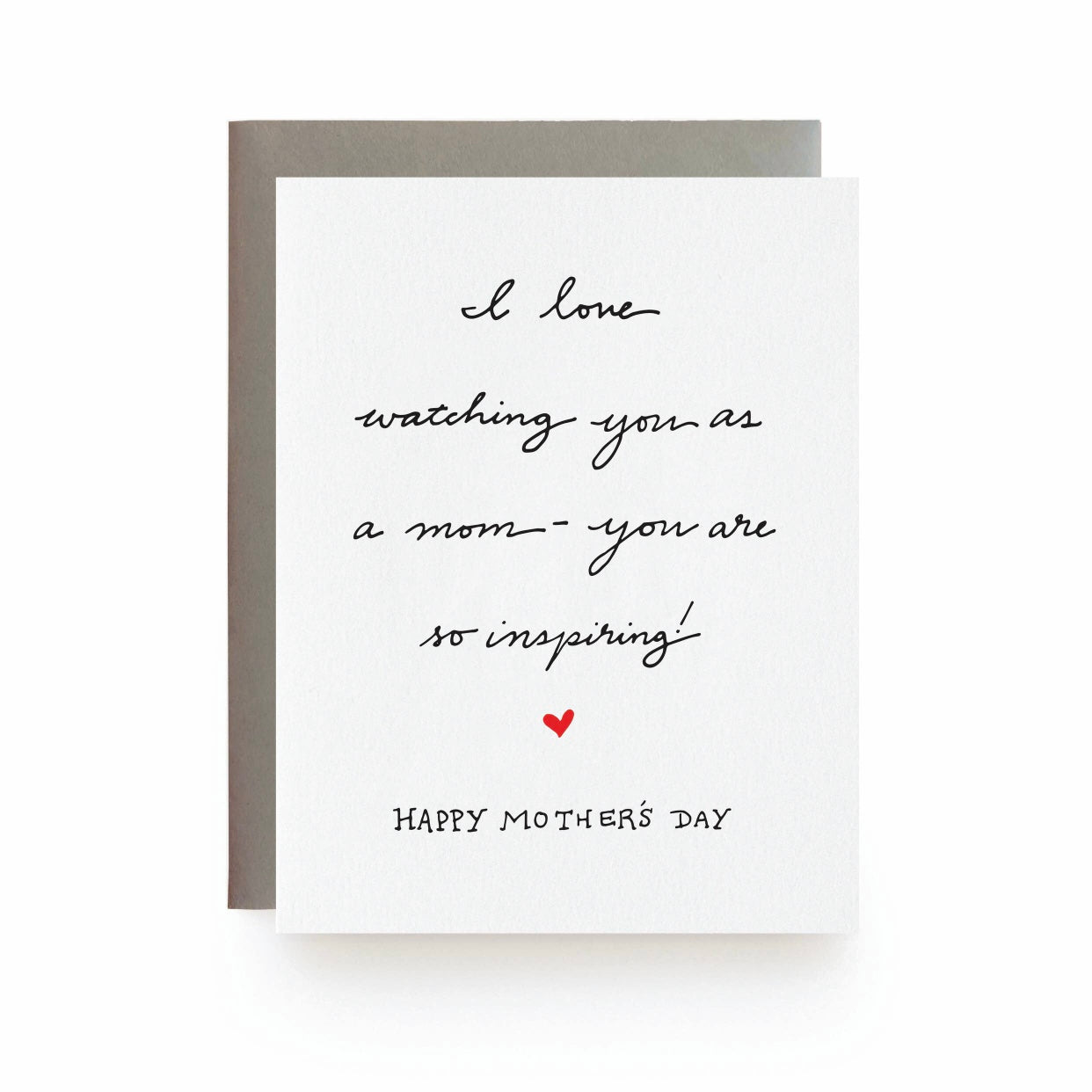Inspiring mothers day card