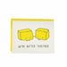 we're butter together greeting card