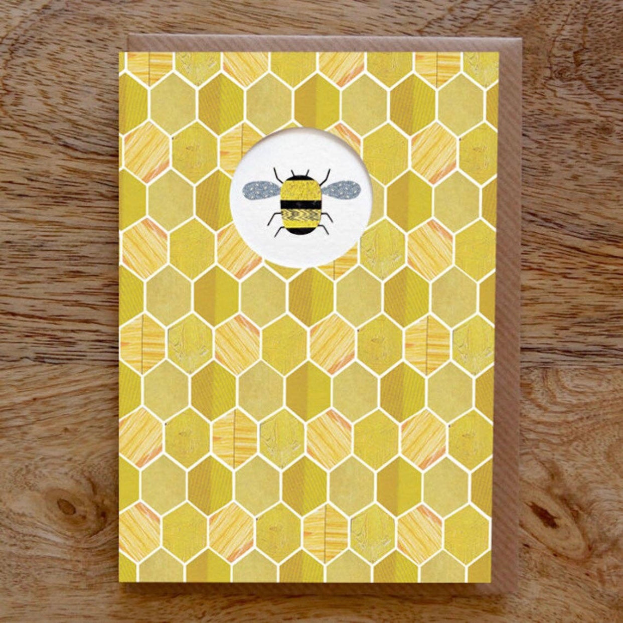 bumble bee greeting card