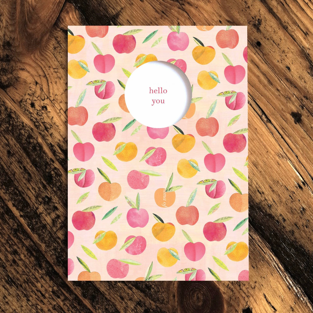 hello you greeting card