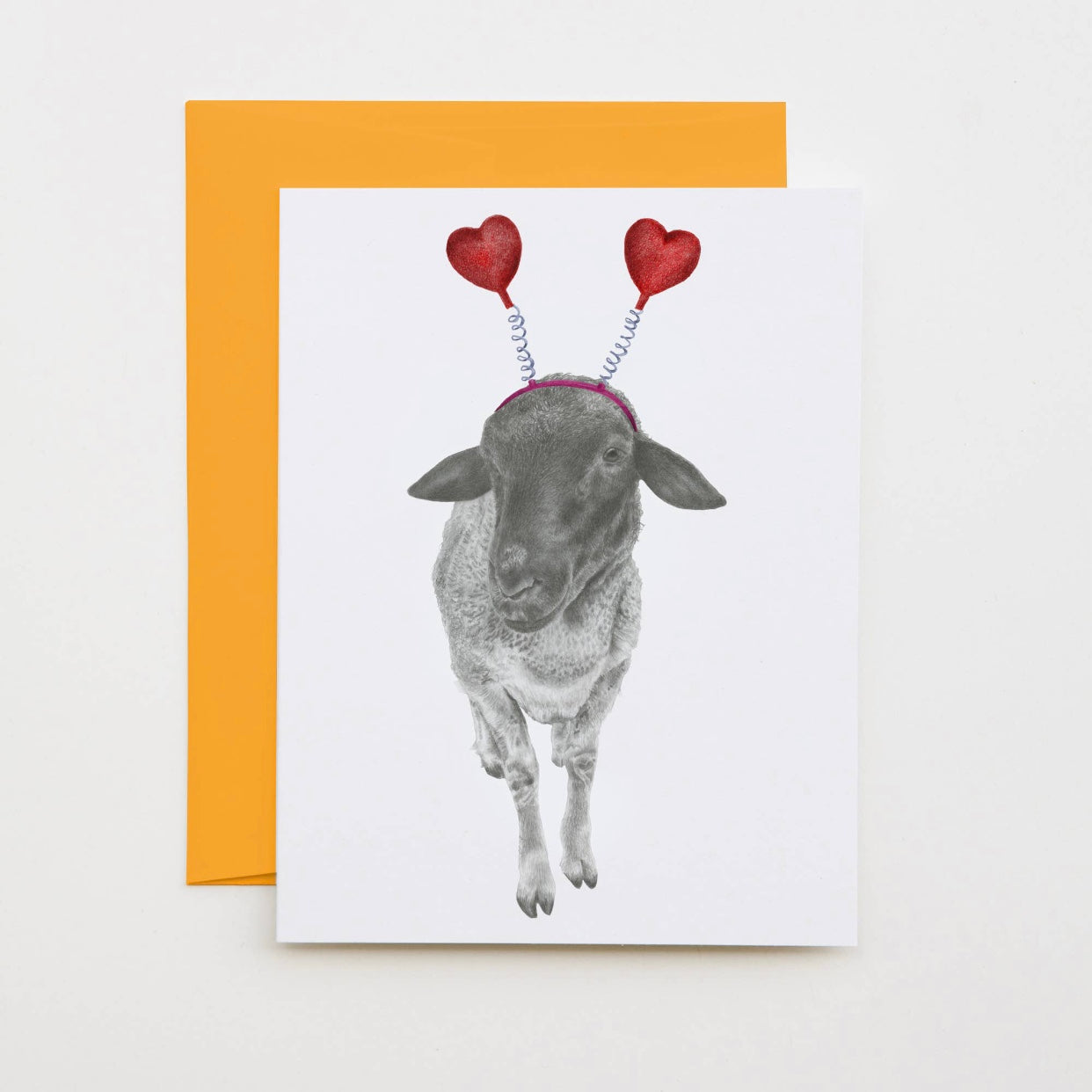 calf blank greeting card