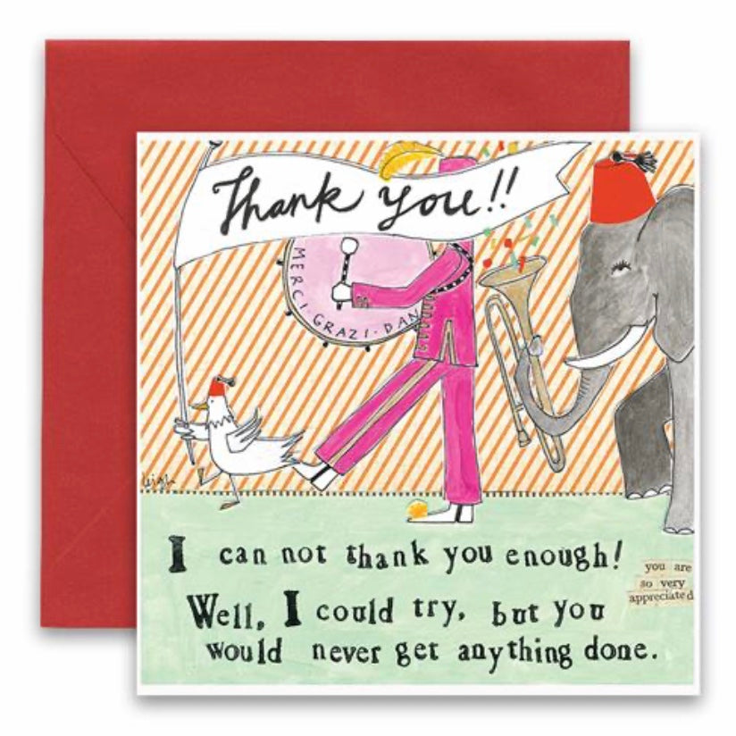 I can not thank you enough Greeting Card
