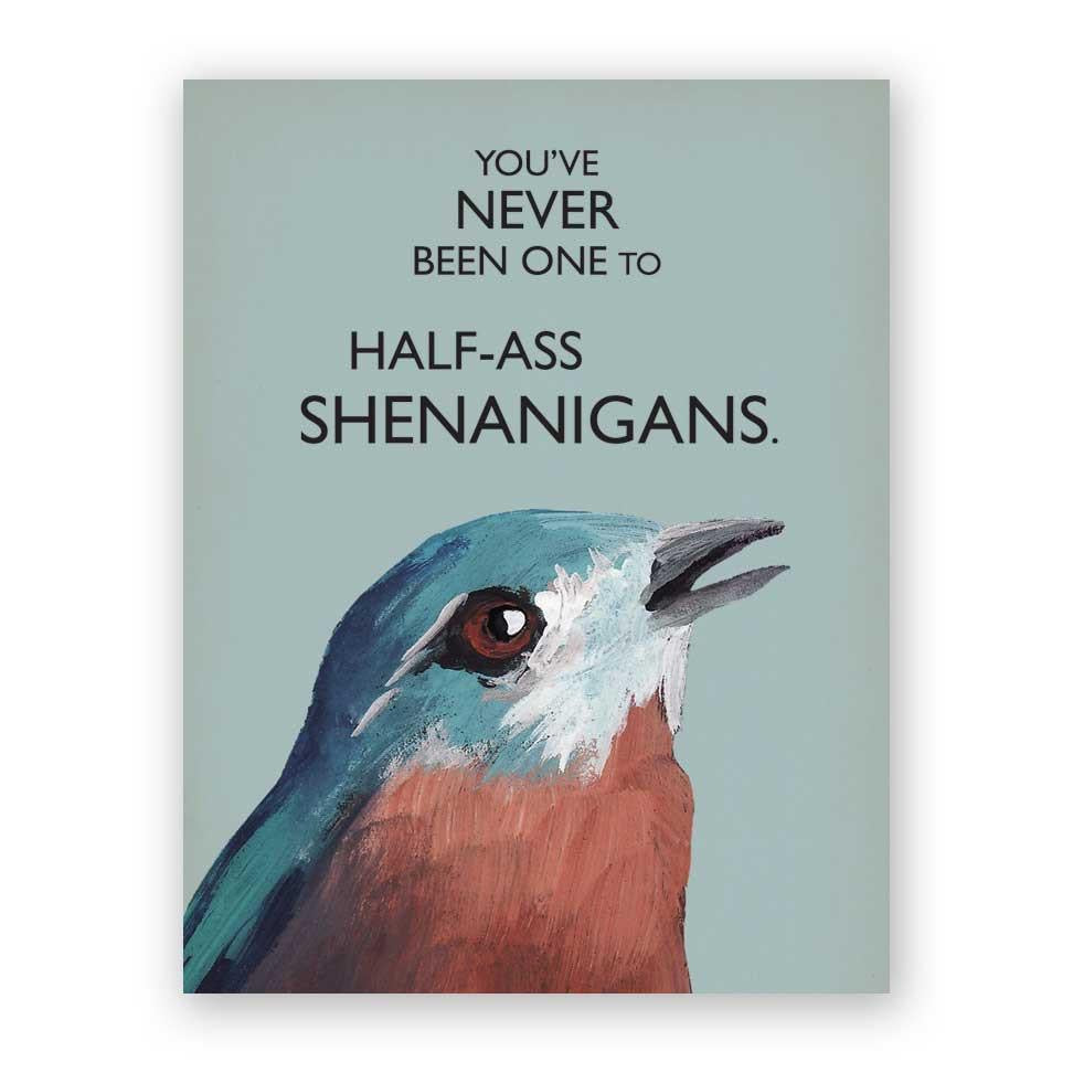 Shenanigans Greeting Card