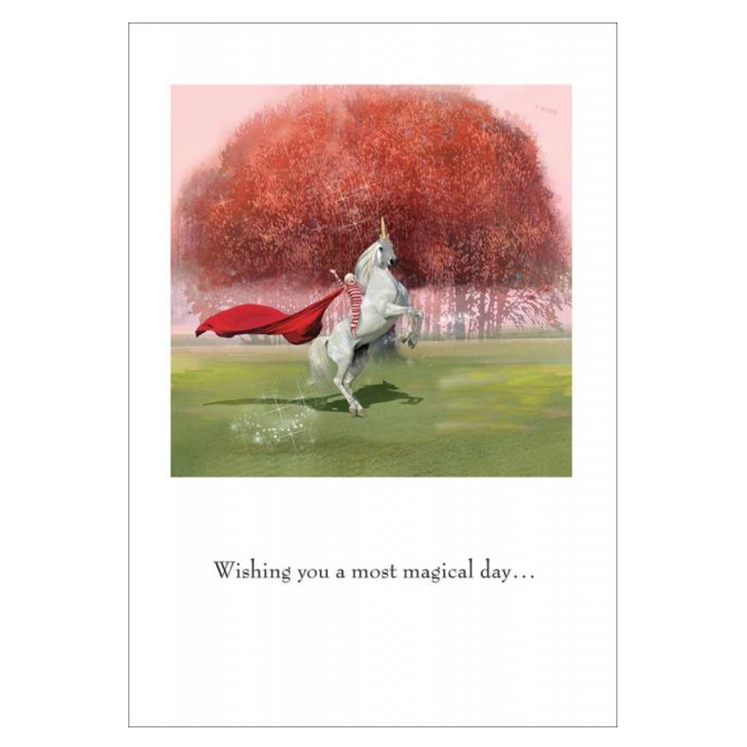 Wishing you a most magical day Greeting card