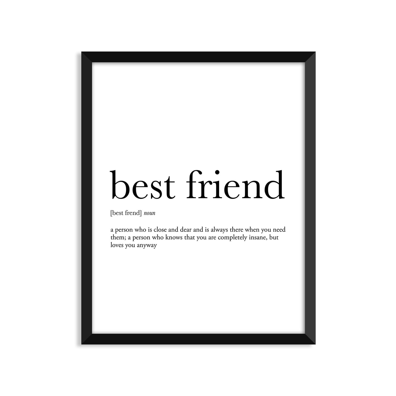 best friend noun greeting card