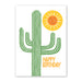 Happy Birthday cactus greeting card
