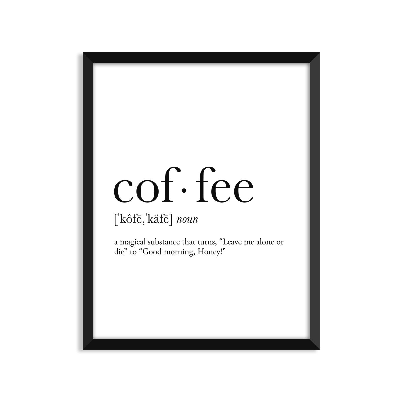 coffee noun greeting card