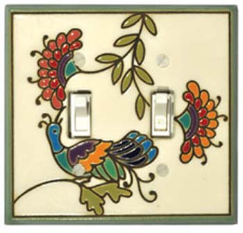 bird ceramic switch plates