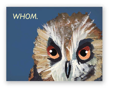 Owl WHOM Greeting Card