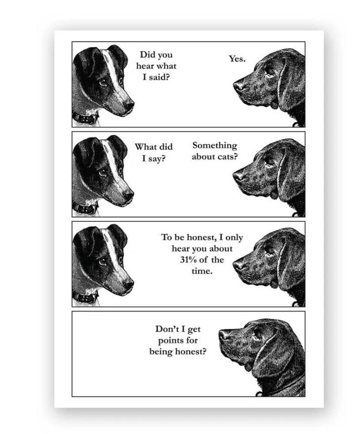 Dog blank greeting card