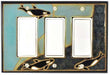 Orca triple wide ceramic light switch plate