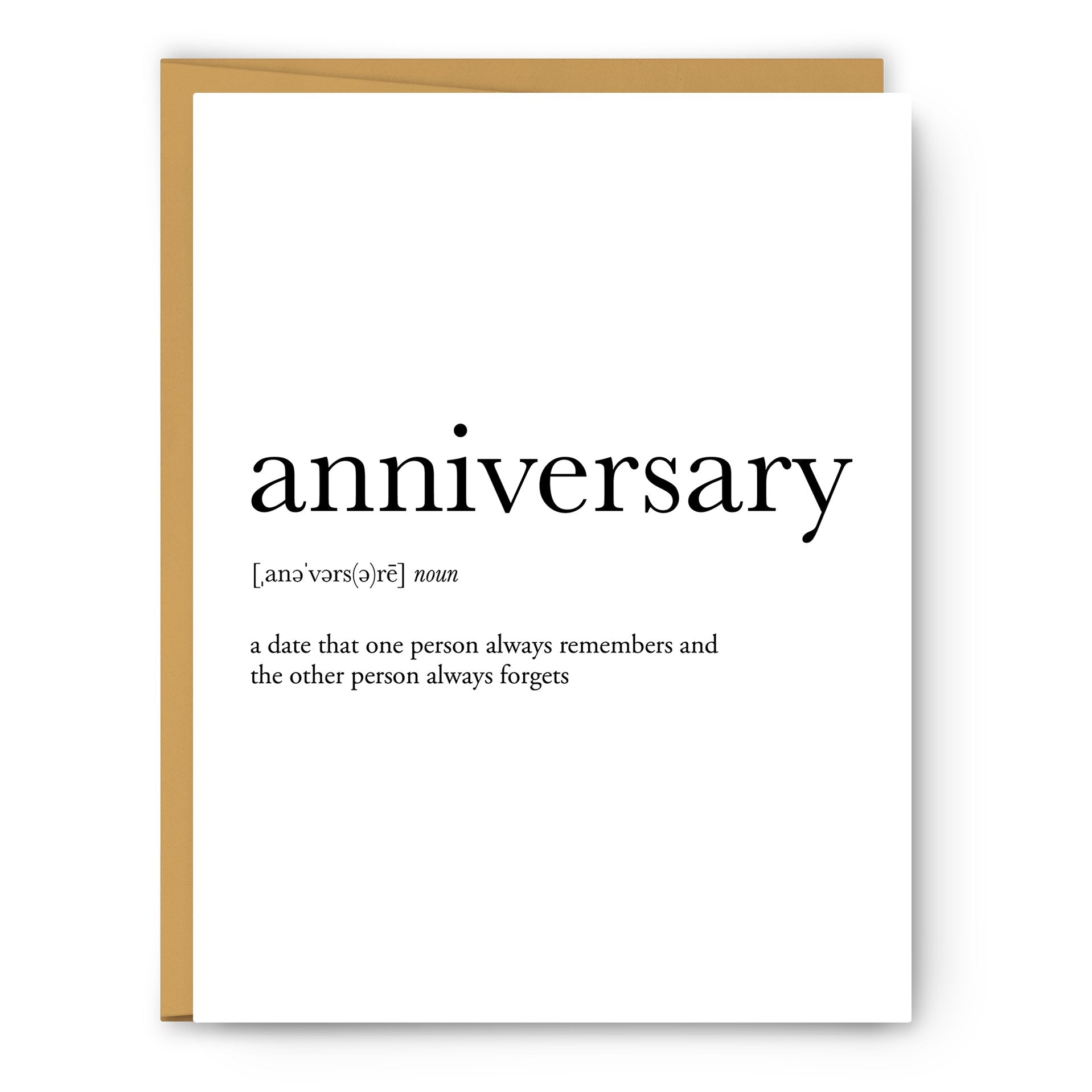 anniversary greeting card
