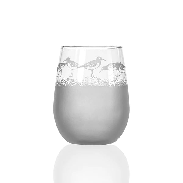 Sandpiper wine glass