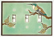hummingbird triple wide ceramic Light Switch Plates