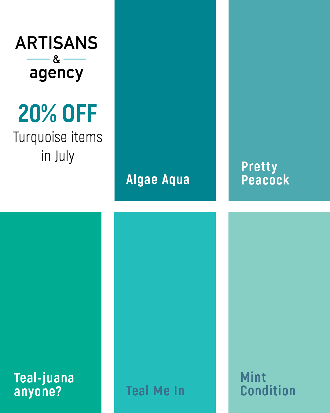 Save 20% June color of the Month