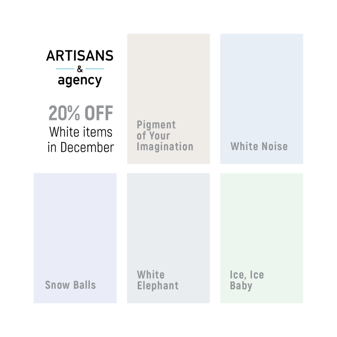 Save 20% December color is White