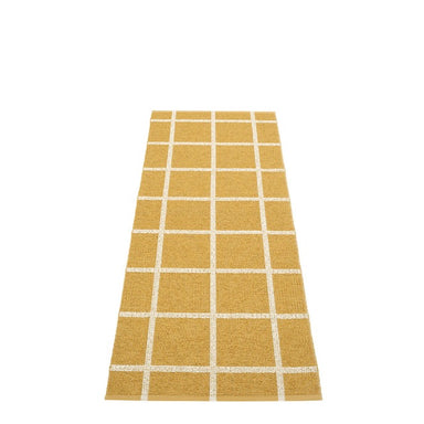 Woven runner ochre/beige