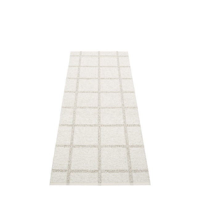 Woven rug fossil grey