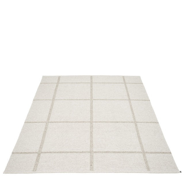 Woven rug fossil grey