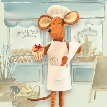 Little Mouse Mini Kits Felt Craft Kits displaying handmade felt mouse characters in delightful clothing, perfect for creative crafters.