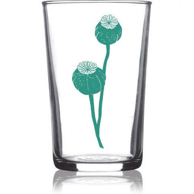 botanical print shot glass