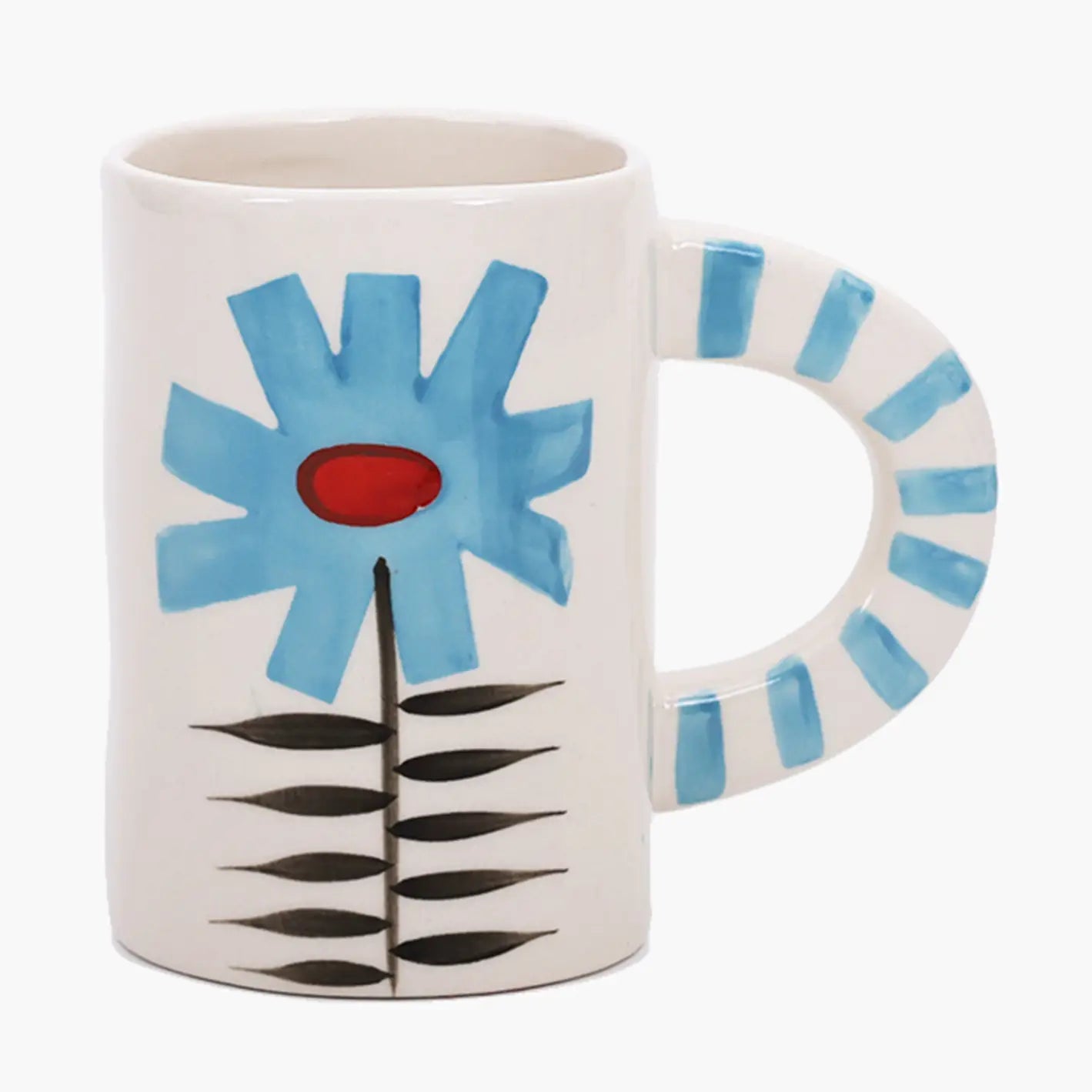 Ceramic Coffee Flower Mugs