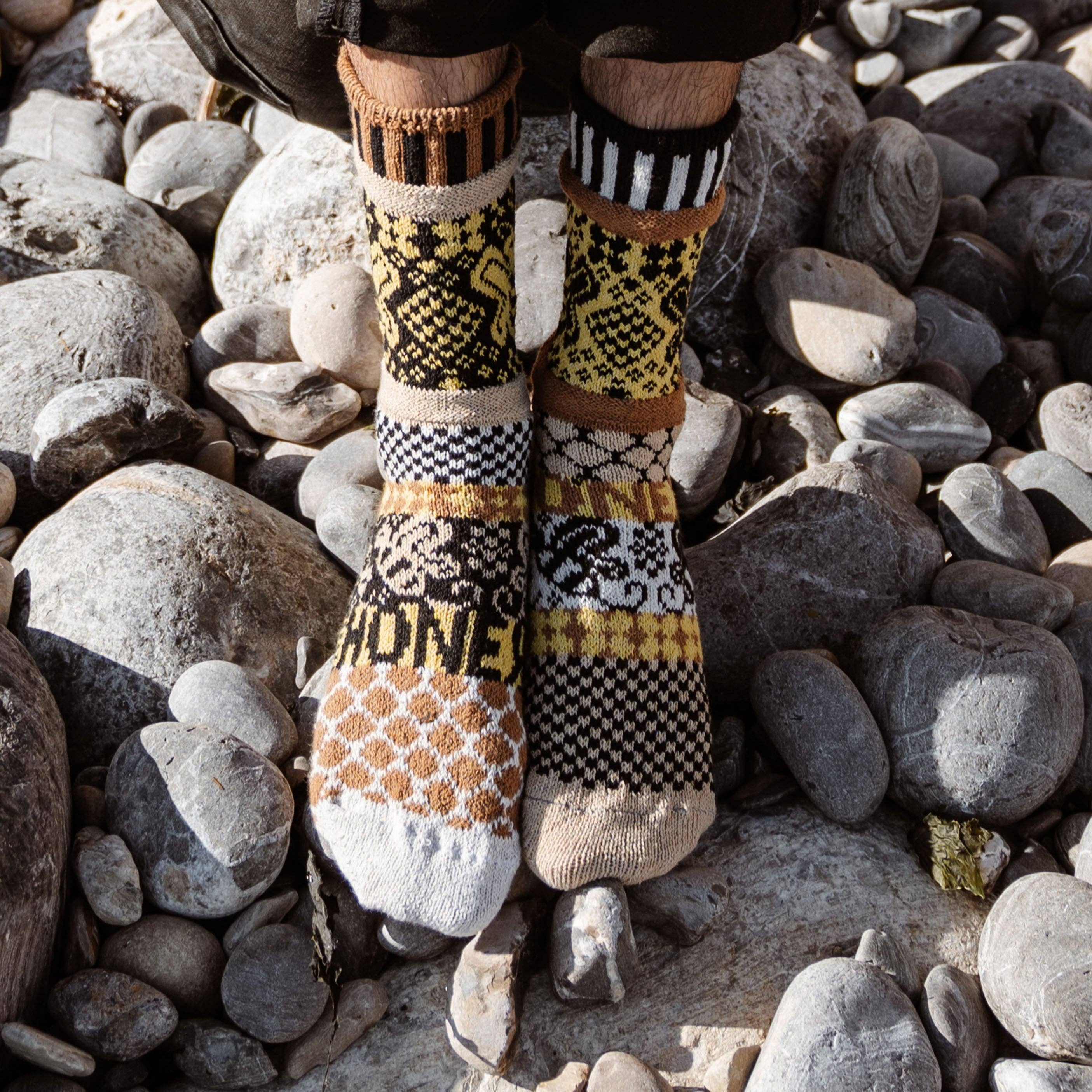 Honey Bee Crew Socks