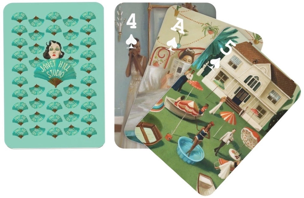 Janet Hill playing card art prints