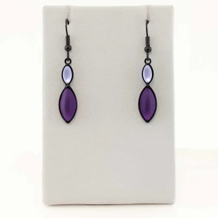 Double Marquis Drop Earrings