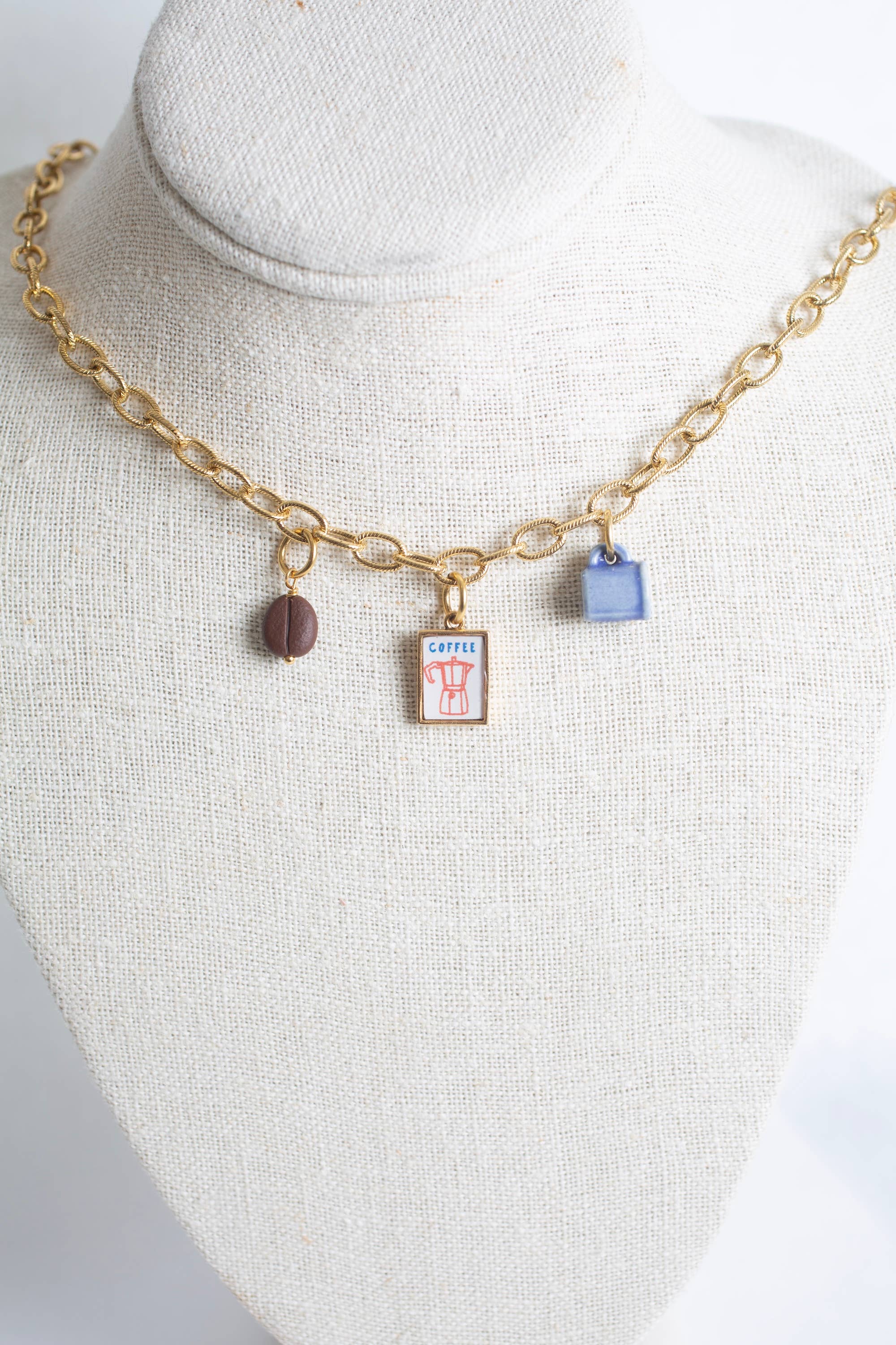 Coffee Bean Charm