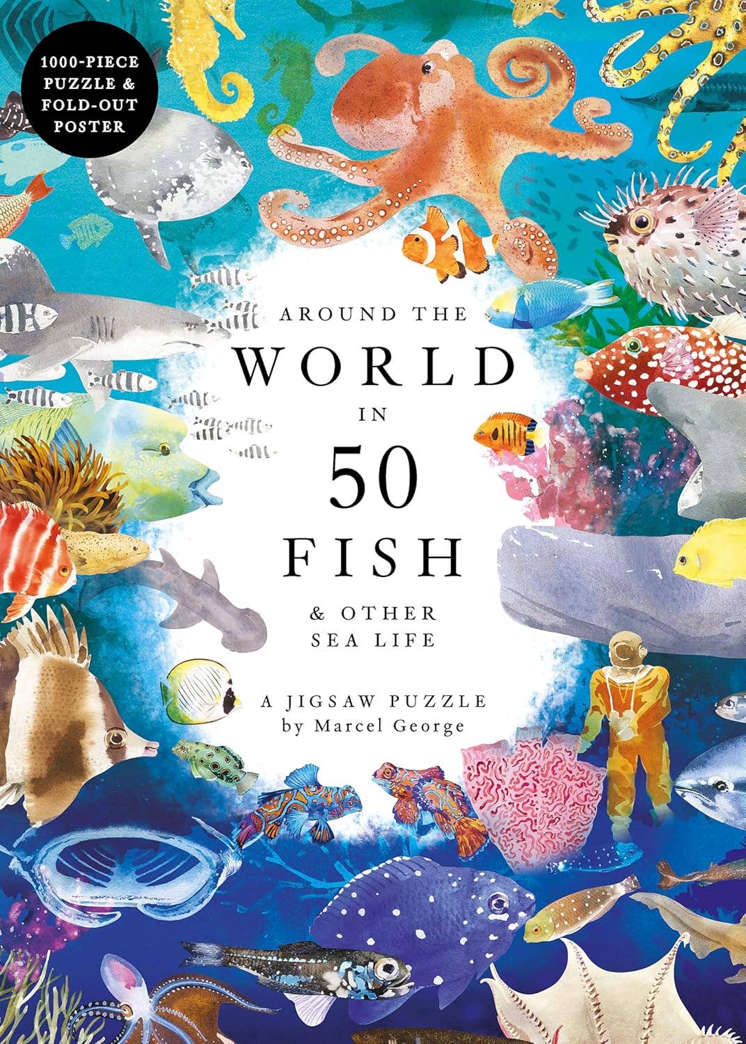 Jig Saw puzzle Around the world in 50 fish