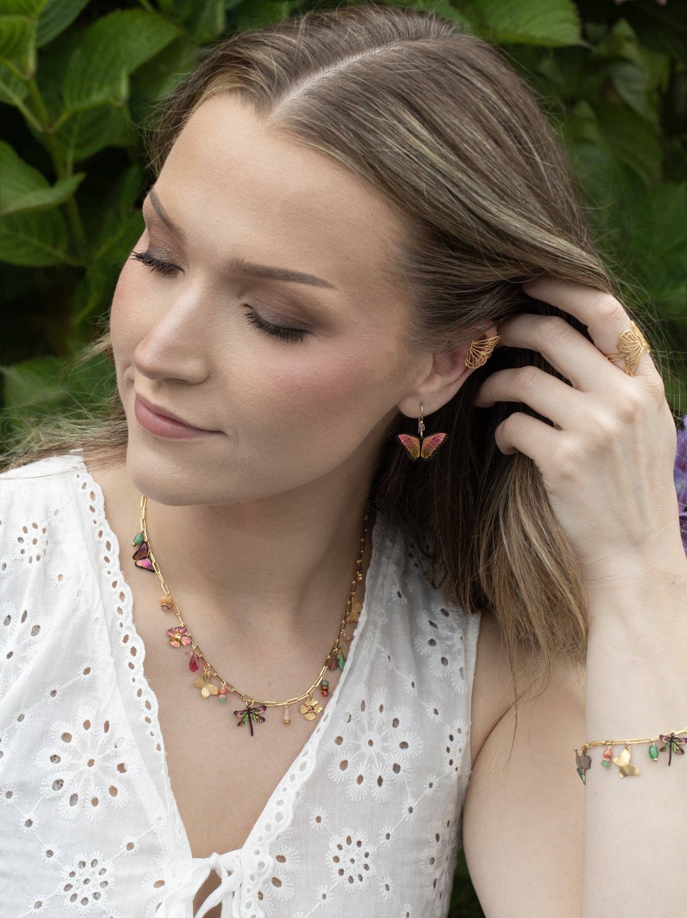 Garden Whimsy Charm Necklace