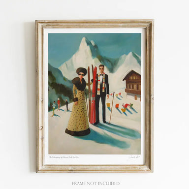 A humorous take on The Kidnapping of Edward Pink Part Six art print featuring whimsical colors and playful illustration, perfect for any art lover's wall.