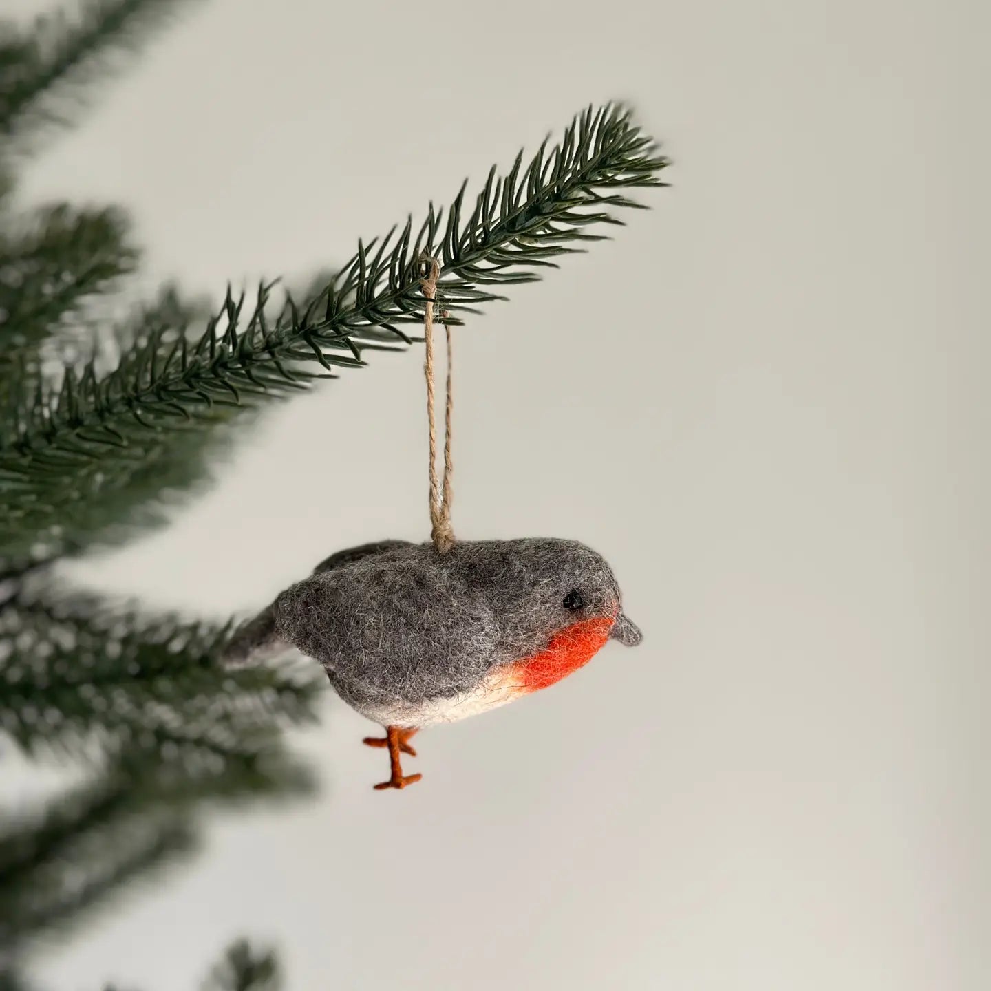 Charming Felt Bird Ornaments in colorful hues, perfect for adding whimsy to your Christmas decorations.