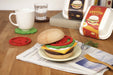 wooden Hamburger coaster set