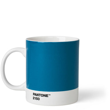 blue pantone ceramic mug