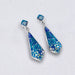 Kite Dangle Stud Earrings by Mosaico Jewels featuring a playful design with sparkling crystals and silver, capturing the spirit of freedom.