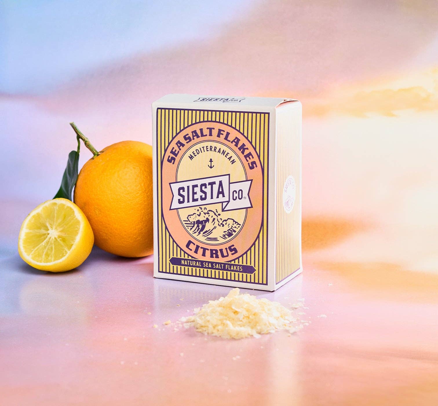 Siesta Co Salt Flakes Citrus Sea Salt Flakes - 12 Pack