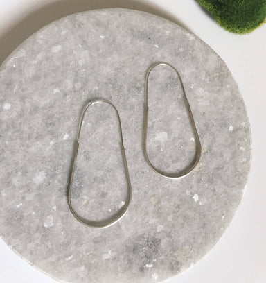 sterling silver hoop earrings
