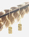 Wildflower Golden Dangles by Suzanna Garrett Designs — a tiny wildflower is sometimes all an earring needs