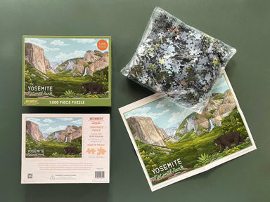 Yosemite national park 1000 piece puzzle by Noteworthy Paper & Press