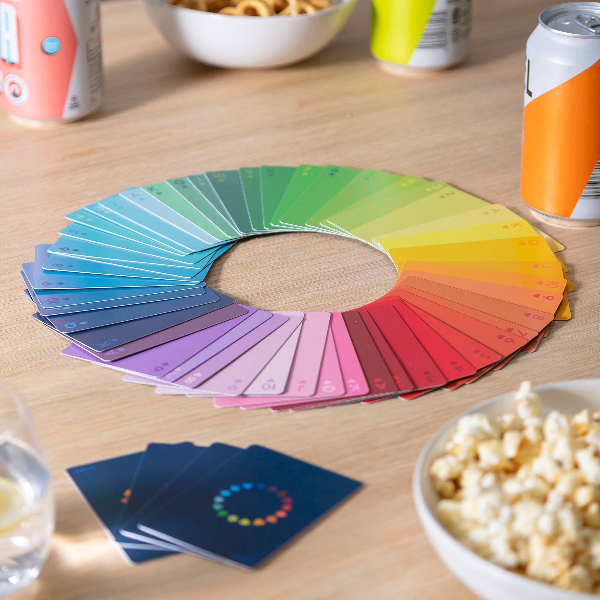 Gradient playing cards