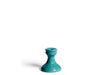 aqua candlestick holder
